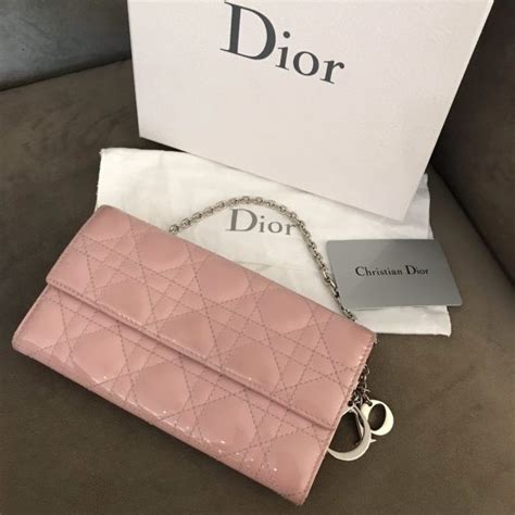 pochette dior vernice 2007|DIOR. Pochette Lady Wallet Vernice. Cuir verni matel.